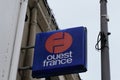 Ouest france logo sign French newspaper regional daily paper