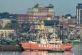 Nantucket Lightship temporary tie up