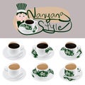 Nanyang coffee tea cup set