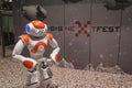 Nao robot at Wired Next Fest in Milan, Italy Royalty Free Stock Photo