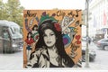 Naomi Lawrence painting of Amy Winehouse