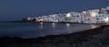 Naoussa at dusk. Paros, Greece