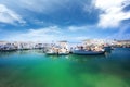 Naoussa, Greece, Cyclades. Beautiful town of Naoussa