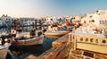 Naoussa harbor, Paros Royalty Free Stock Photo