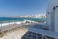 Naoussa village and harbor - Aegean Sea - Paros Cyclades island - Greece Royalty Free Stock Photo