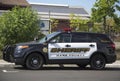Napa County sheriff's car in Yountville