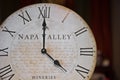 Napa Valley Wineries Clock