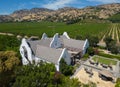 Napa Valley Winery from the air Royalty Free Stock Photo