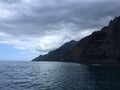 Napali Coast Mountains and Cliffs - Kauai Island, Hawaii.