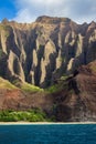 Napali Coast Tropical Seascape Royalty Free Stock Photo