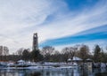 Naperville in Winter Royalty Free Stock Photo