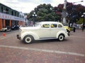 NAPIER, NEW ZEALAND - December 2014- Classic vintage cars in the art deco town