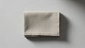 Napkin is rectangular with visible stitching along the edges suggesting Royalty Free Stock Photo