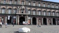 Napoli - Ambulanza per Piazza Plebiscito