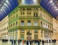 Naples, Campania, Italy. Galleria Umberto I is a public shopping gallery in Naples