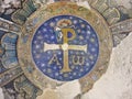 Napoli - Particolare del mosaico del Battistero di San Giovanni in Fonte