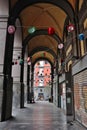 Napoli Ã¢â¬â Cappelli sospesi nel portico della Galleria Principe di Napoli