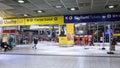 Naples central station, ticket machines inside area