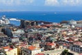 Naples, coast and port, Italy Royalty Free Stock Photo