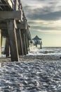 The Naples Florida pier at sunset Royalty Free Stock Photo