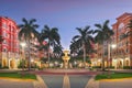 Naples, Florida, USA Downtown Cityscape and Square Royalty Free Stock Photo