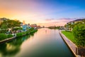 Naples, Florida, USA at Dusk Royalty Free Stock Photo