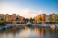 Naples, Florida, USA at Dusk Royalty Free Stock Photo