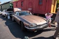 Brown 1965 Jaguar 350 Cabriolet at the 32nd Annual Naples Depot Classic Car Show