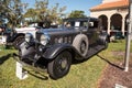 Grey 1932 Lincoln Model 244A KB Coupe at the 32nd Annual Naples Depot Classic Car Show