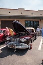 Maroon 1948 Packard at the 32nd Annual Naples Depot Classic Car Show