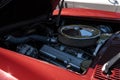 Red 1966 Chevrolet Corvette Convertible Coupe at the 32nd Annual Naples Depot Classic Car Show Royalty Free Stock Photo