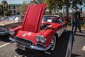 Red 1959 Corvette at the 32nd Annual Naples Depot Classic Car Show