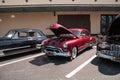 Red 1949 Oldsmobile at the 32nd Annual Naples Depot Classic Car Show