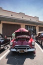 Red 1949 Oldsmobile at the 32nd Annual Naples Depot Classic Car Show