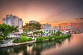 Naples, Florida, USA Town Skyline Royalty Free Stock Photo