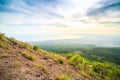 Naples Gulf taken from Vesuvius volcano, Italy Royalty Free Stock Photo