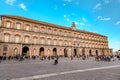Naples Royal Palace and the National Library building in Naples, Italy Royalty Free Stock Photo