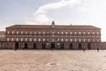 Naples Royal Palace and the National Library building in Naples, Italy Royalty Free Stock Photo