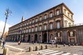 Naples Royal Palace and the National Library building in Naples, Italy Royalty Free Stock Photo