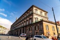 Naples Royal Palace and the National Library building in Naples, Italy Royalty Free Stock Photo