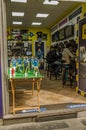 Naples betting shop celebrating SSC Napoli Success