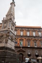 Via dei Tribunali is a busy and touristic street in the old historic center of Naples, Italy Royalty Free Stock Photo