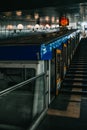 Funicular cable railway train station