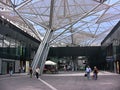 Naples, Italy, Garibaldi subway station and its metal trees Royalty Free Stock Photo