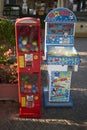 Toys dispenser and a vintage game