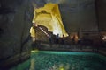 Naples, ITALY - JUNE 01: Naples ancient underground galleries at Naples, Italy on June 01, 2016