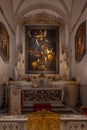 Naples, Italy, May 19, 2022: Chapel at Pio Monte della Misericor