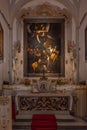 Naples, Italy, May 19, 2022: Chapel at Pio Monte della Misericor