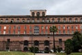 Royal Palace of Naples, Palazzo Reale di Napoli seen from Molosiglio Gardens in Naples, Italy