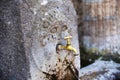 Public fountain in the streets of Pompeii Royalty Free Stock Photo